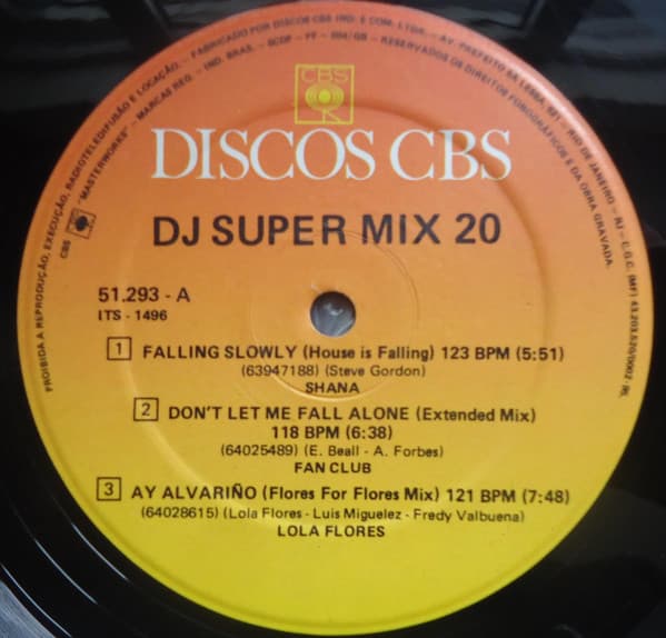 Various, Midnight Oil, La Movida, The Clash, Shana, Fan Club, Lola Flores — DJ Super Mix 20