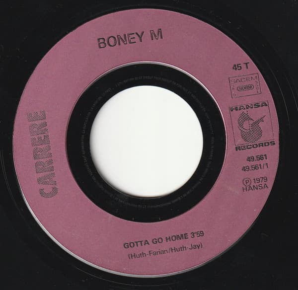 Boney M., Daniel Guichard, Boney M., Daniel Guichard — Gotta Go Home / C'est Pas Facile D'aimer
