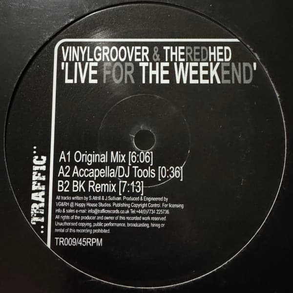 Vinylgroover & The Red Hed — Live For The Weekend