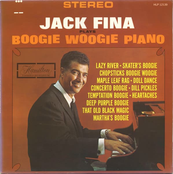 Jack Fina — Jack Fina Plays Boogie Woogie Piano