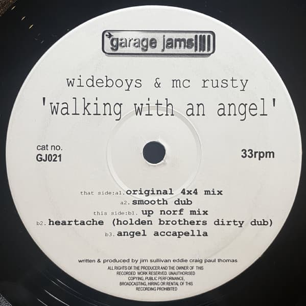 The Wideboys, Rusty — Walking With An Angel