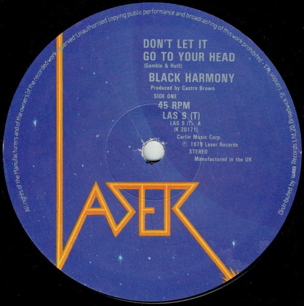 Black Harmony — Don't Let It Go To Your Head