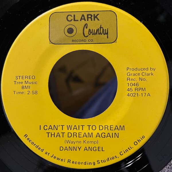 Danny Angel — I Can't Wait To Dream That Dream Again / Love Me All The Way