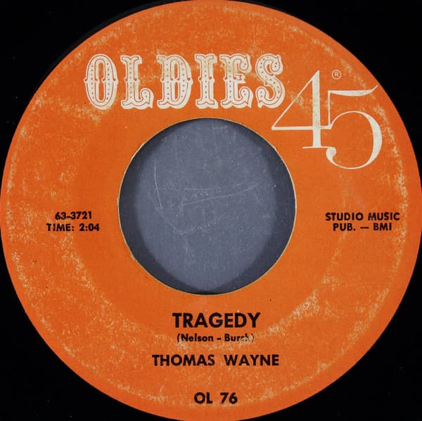 Thomas Wayne, Jesse Belvin, Thomas Wayne, Jesse Belvin — Tragedy / Goodnight My Love