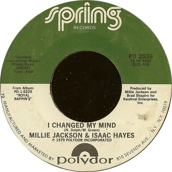 Millie Jackson, Isaac Hayes — I Changed My Mind