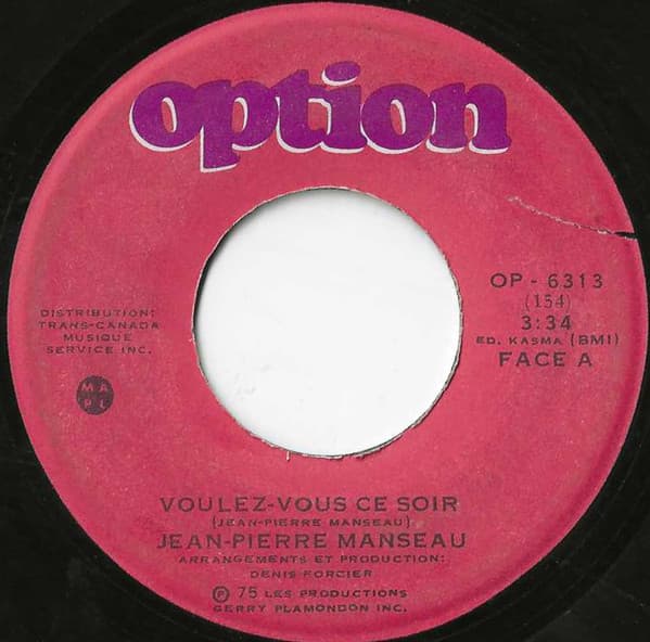 Jean-Pierre Manseau — Voulez-Vous Ce Soir