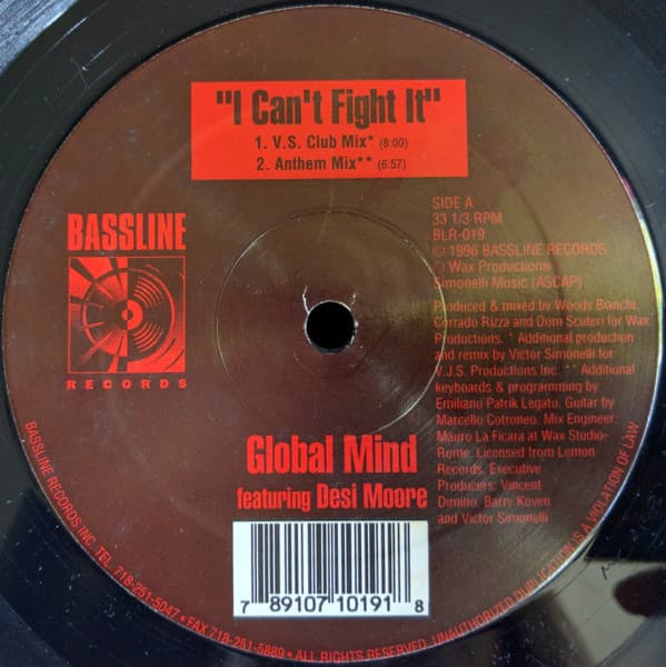 Global Mind, Desy Moore — I Can't Fight It