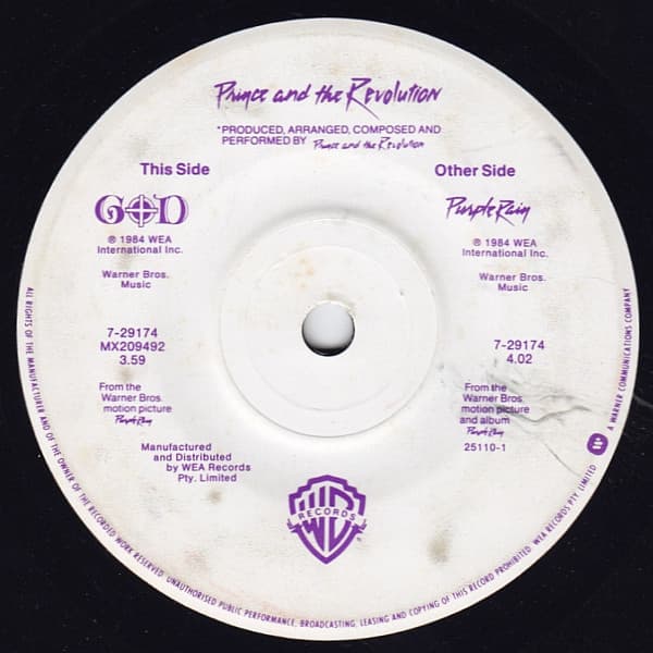 Prince and the Revolution — Purple Rain