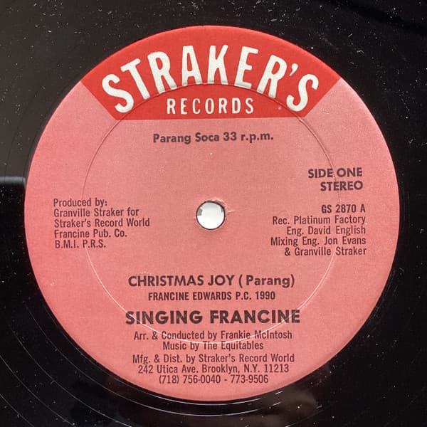 Singing Francine — Christmas Joy (Parang)