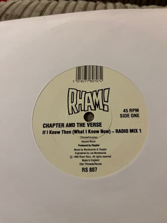 Chapter And The Verse — If I Knew Then (What I Know Now)