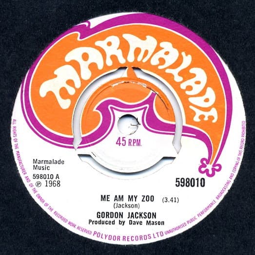 Gordon Jackson — Me Am My Zoo