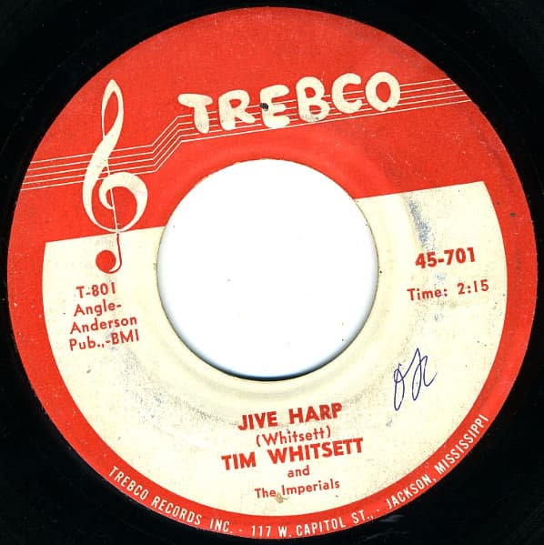 Tim Whitsett, The Imperial Show Band — Jive Harp / Pipe Dreams