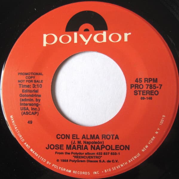 José María Napoleón — Con El Alma Rota