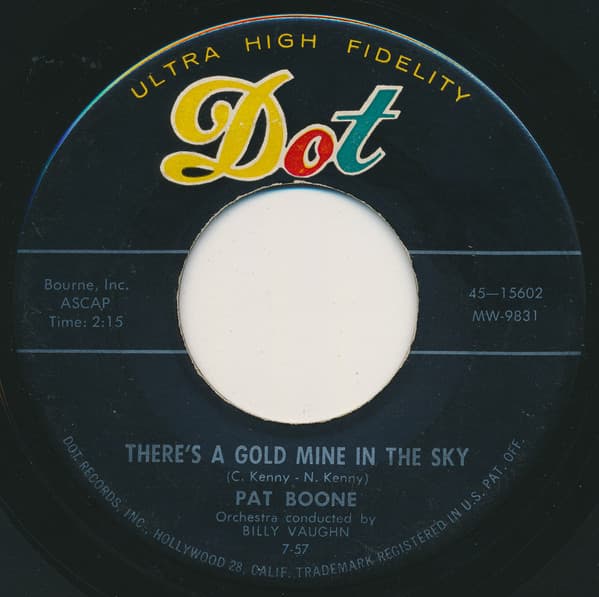 Pat Boone — Remember You're Mine / There's A Gold Mine In The Sky