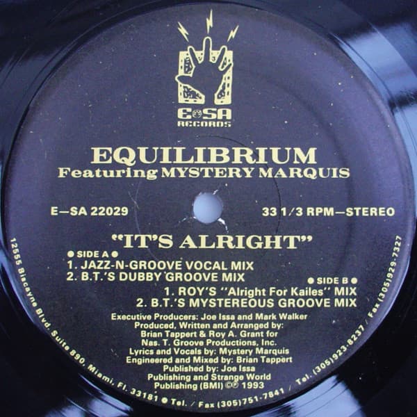 Equilibrium, Mystery Marquis — It's Alright