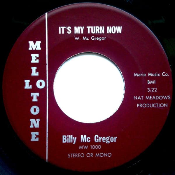 Billy McGregor — It's My Turn Now / The Great Creation