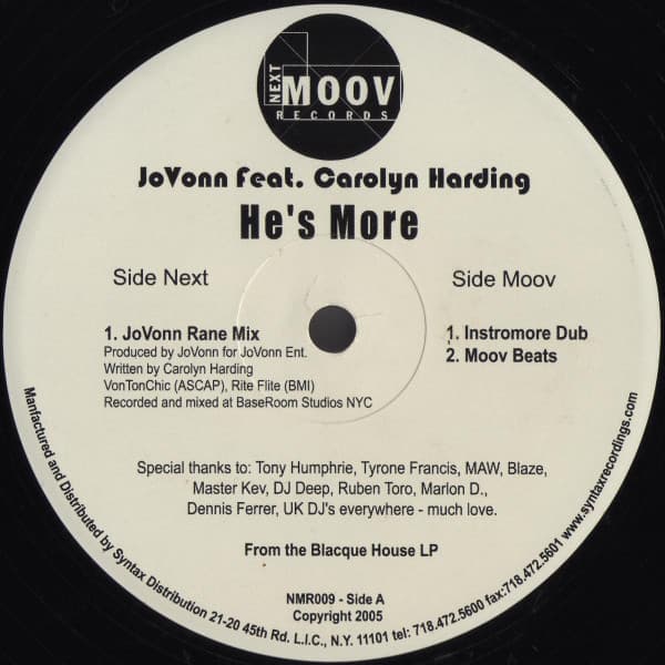 Jovonn, Carolyn Harding — He's More