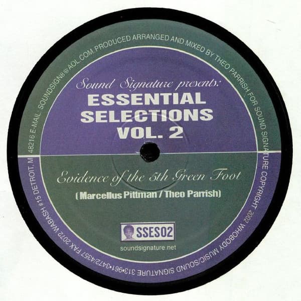 Theo Parrish, Marcellus Pittman — Essential Selections Vol. 2