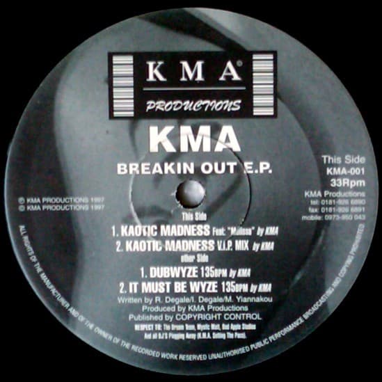 KMA Productions — Breakin Out E.P.
