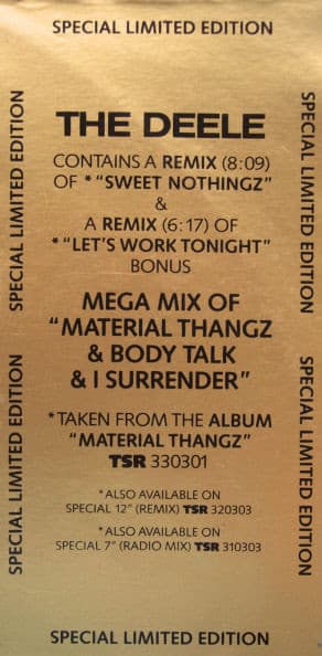 The Deele — Sweet Nothingz
