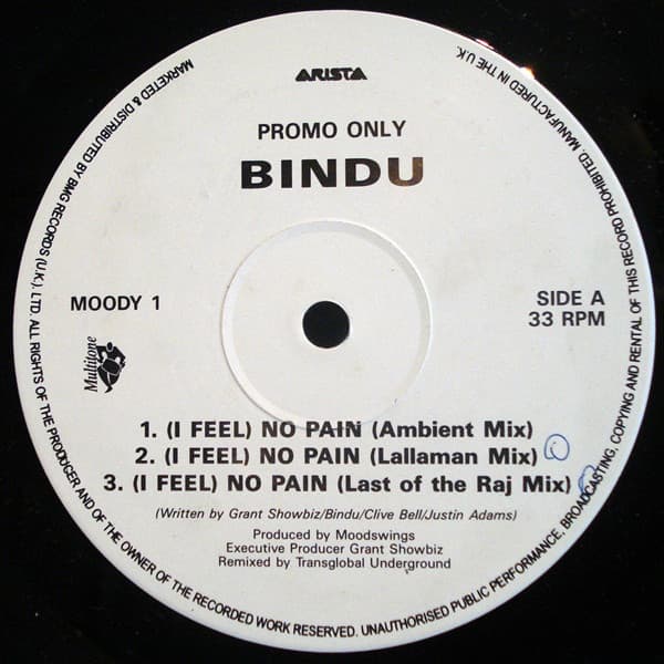 Bindu — (I Feel) No Pain