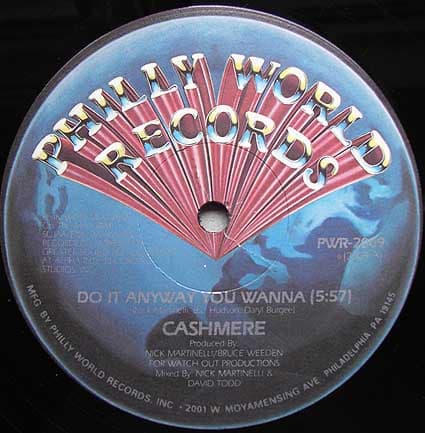 Cashmere — Do It Anyway You Wanna