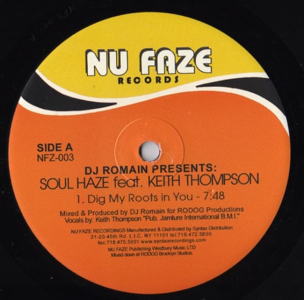 DJ Romain, Soul Haze, Keith Thompson — Dig My Roots In You