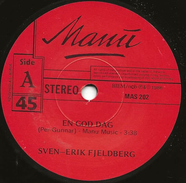 Svenn-Erik Fjeldberg — En God Dag / Bruk Ditt Liv Som En Gave