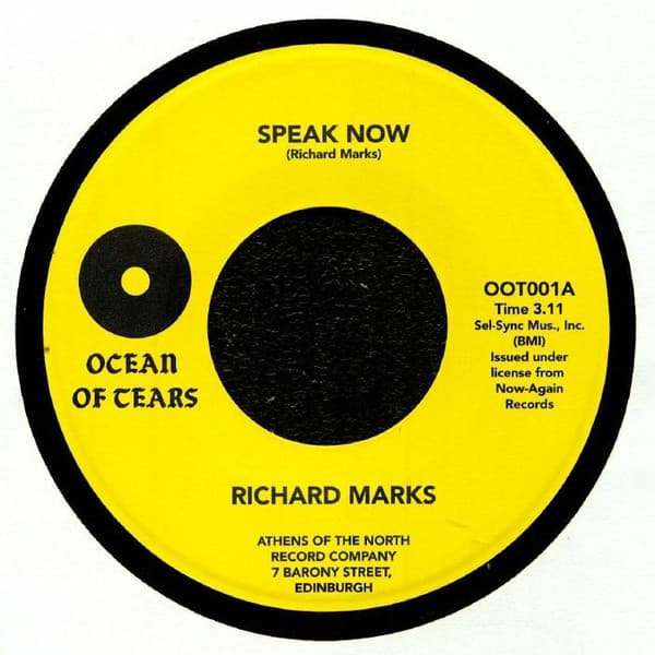 Richard Marks — Speak Now / Purple Haze