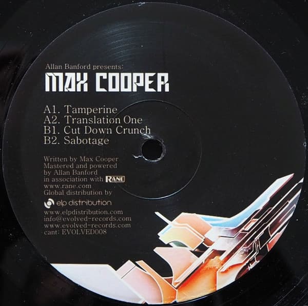 Allan Banford, Max Cooper — Tamperine EP