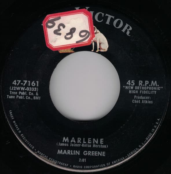 Marlin Greene — Marlene / Walkin' To The Dance