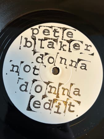 Pete Blaker — Donna Not Donna