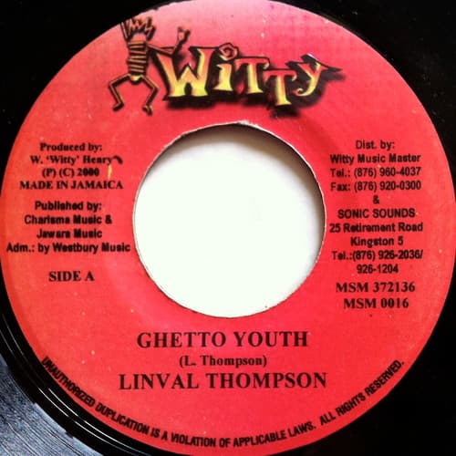 Linval Thompson, Cassanova, Linval Thompson, Cassanova — Ghetto Youth / One Life To Live