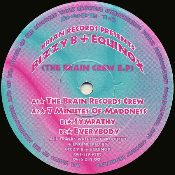 Bizzy B, Equinox — The Brain Crew E.P