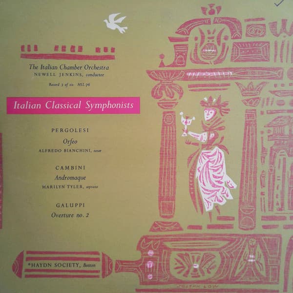 Newell Jenkins, Giovanni Battista Pergolesi, Giovanni Giuseppe Cambini, Baldassare Galuppi — Italian Classical Symphonists (Record 3)