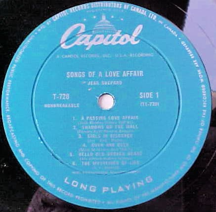 Jean Shepard — Songs of a Love Affair