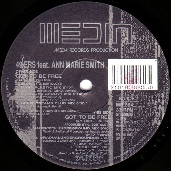 49ers, Ann-Marie Smith — Got To Be Free