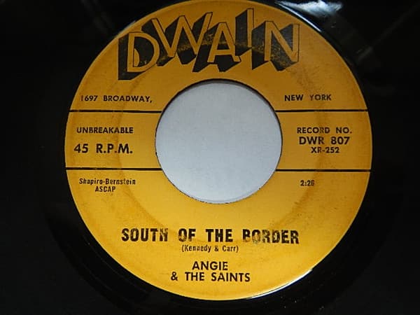 Angie & The Saints — South Of The Border / Swanee River