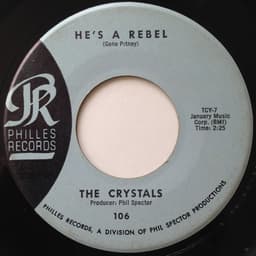 The Crystals — He's A Rebel / I Love You Eddie