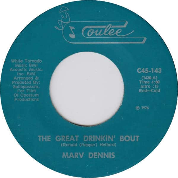 Marv Dennis — The Great Drinkin' Bout