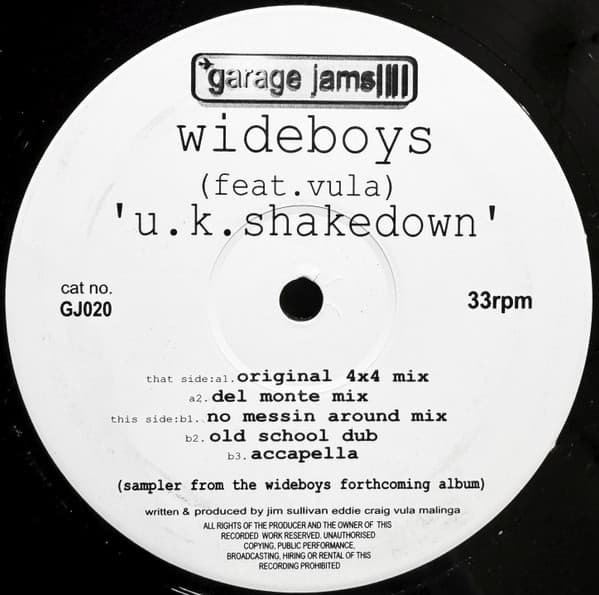 The Wideboys, Vula — U.K. Shakedown