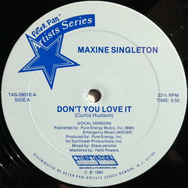 Maxine Singleton — Don't You Love It