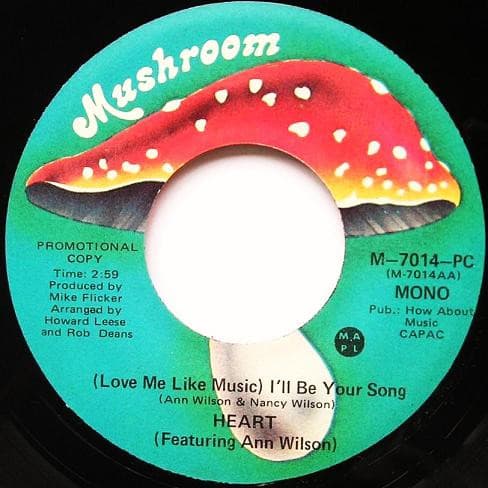 Heart, Ann Wilson — (Love Me Like Music) I'll Be Your Song