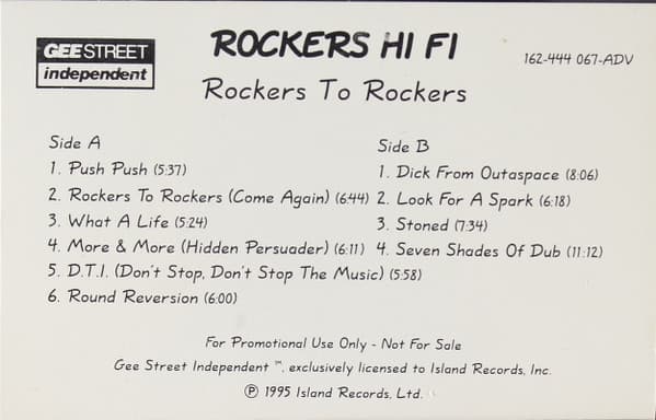 Rockers Hi-Fi — Rockers To Rockers