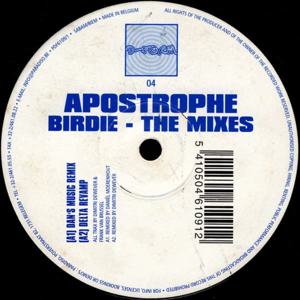 Apostrophe — Birdie - The Mixes