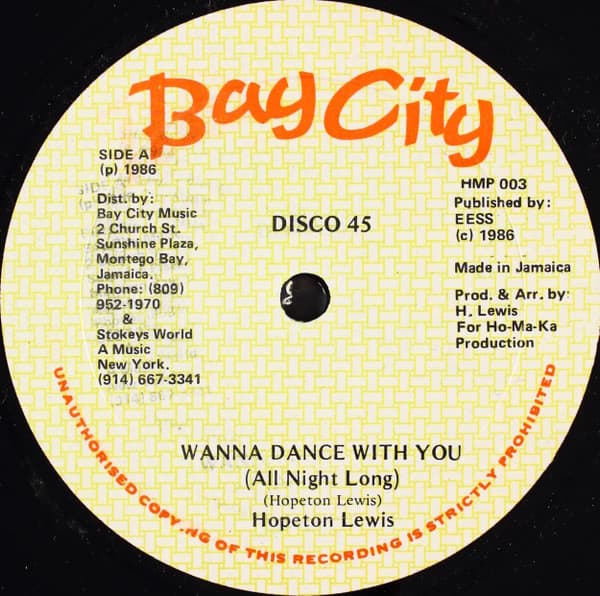 Hopeton Lewis, Pitchy Patchy, Hopeton Lewis, Pitchy Patchy — Wanna Dance With You / Money Hard To Get