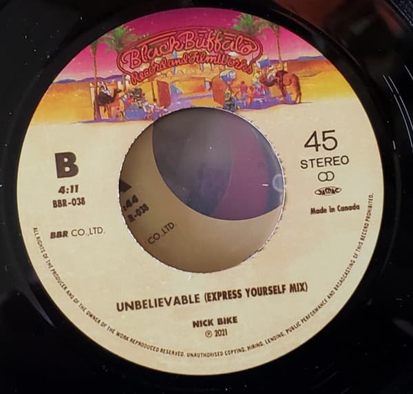 Nick Bike — Blow The Whistle '79 / Unbelievable (Express Yourself Mix)