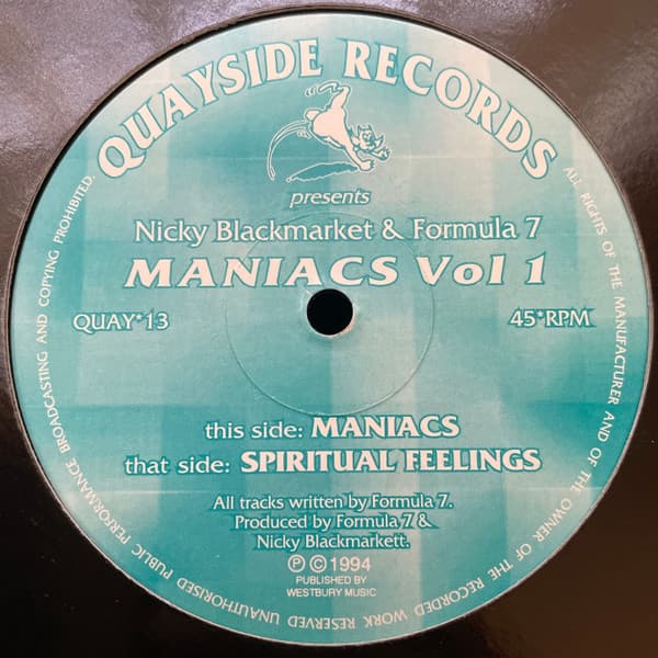Nicky Blackmarket, Formula 7 — Maniacs Vol 1