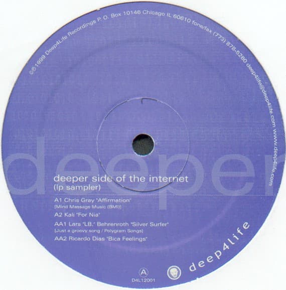 Various, Chris Gray, Kali, Lars Behrenroth, Ricardo Dias — Deeper Side Of The Internet (LP Sampler)