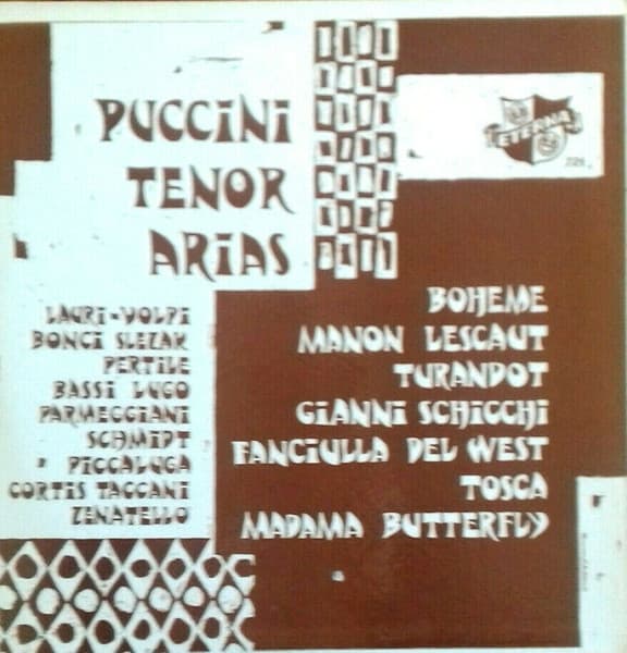 Giacomo Puccini, Aureliano Pertile, Ettore Parmeggiani, Leo Slezak, Amedeo Bassi, Leo Slezak, Giuseppe Lugo, Giacomo Lauri-Volpi, Antonio Cortis, Giovanni Zenatello, Nino Piccaluga, Nino Piccaluga, Giuseppe Taccani, Alessandro Bonci, Joseph Schmidt, Joseph Schmidt — Puccini Tenor Arias